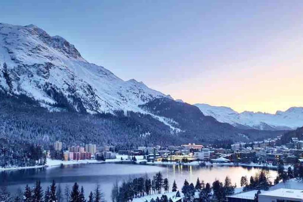 Ferienapartment In Bestlage In Sankt Moritz Exterior foto